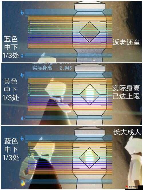 光遇游戏角色身高对比图全览及详细身高测量指南